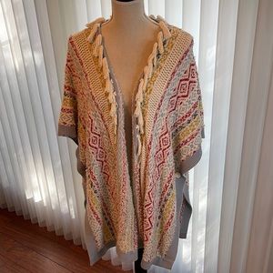 Cabi Poncho Style Sweater Vest